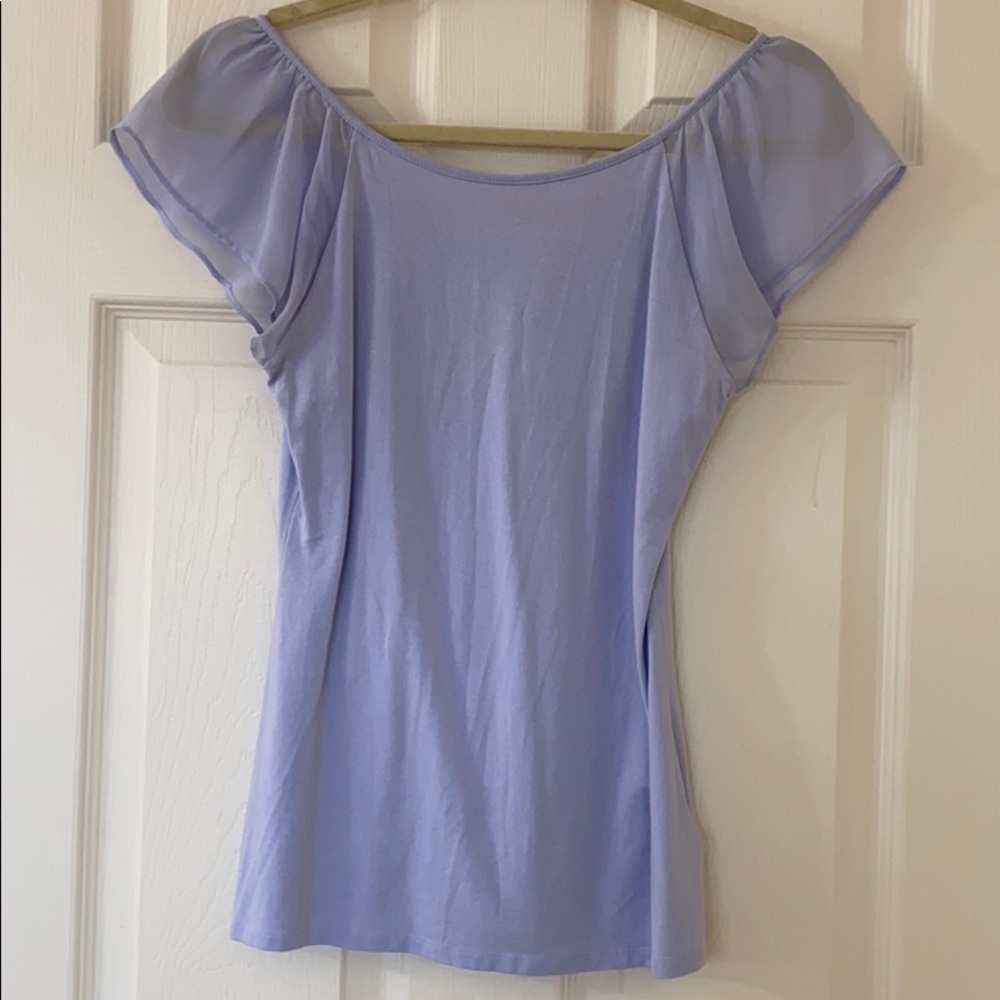 Express lavender blouse